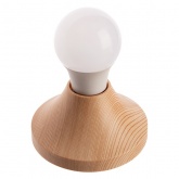 Патрон-основание TDM, керамический E27, ЭКО сосна, накладной