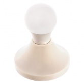 Патрон-основание TDM, керамический E27, слоновая кость, накладной