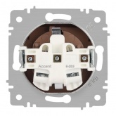 Розетка Intro Accent 2P+E Schuko с крышкой 16А-250В IP20 антрацит 6-203-05