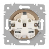 Розетка Intro Accent 2P+E Schuko 16А-250В IP20 сосна 6-202-11