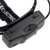 Фонарь налобный TDM 12 аккумуляторный 5W CREE + 3W COB Li-Ion 3,7V 2x18650 2,4Ah 650Lm USB