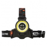 Фонарь налобный TDM 12 аккумуляторный 5W CREE + 3W COB Li-Ion 3,7V 2x18650 2,4Ah 650Lm USB