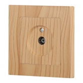 Розетка TV Intro Accent одиночная IP20 сосна 6-301-11