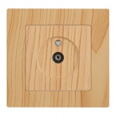 Розетка TV Intro Accent одиночная IP20 сосна 6-301-11