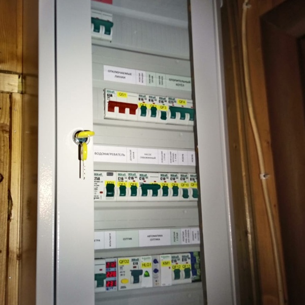 Электрощит ИЭК четырехрядный 48 модулей с обзорной дверцей, накладной установки