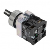 Переключатель в сборе EKF BD21 22мм 3 фиксированных положения 2NO короткая ручка IP40