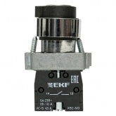 Переключатель в сборе EKF BG33 с замком 22мм 3 фиксированных положения 2NO IP40
