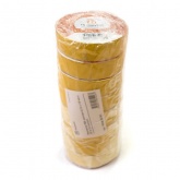 Изолента ПВХ Промрукав желтая 0,15 x 19 мм х 20 м (8 шт/уп)