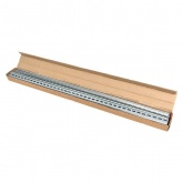 DIN-рейка EKF 1000мм перфорированная усиленная 7,5x35мм толщина 1мм