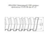 Металлорукав Промрукав в ПВХ изоляции Арктический Р3-НП-МБ-Арк-НГ-25 нержавеющая сталь [упаковка50м]