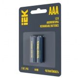 Аккумулятор ИЭК GREEN Ni-MH AAA HR03 1100мАч Никель-металлогидридный (мизинчиковый) (упаковка 2шт)