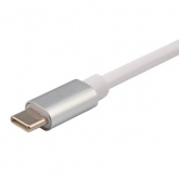 Переходник Rexant USB Type-C (Male) - HDMI (Female) позволяет выводить звуковой и видеосигнал на мон