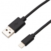 Кабель Rexant USB-A – Lightning для Apple 2,1А, 1м, ПВХ, черный