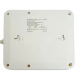 Удлинитель Stekker Home plus HM09-66-02 6х2P+E 10A 2500Вт 4USB A+2C 5V 2,4A 3x1мм2 2.5 м белый