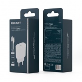 Сетевое зарядное устройство Rexant USB-C, 20Вт в комплекте с кабелем USB-C – Lightning