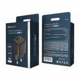 Сетевое зарядное устройство Rexant с одним портом Type-C, 30Вт GaN компактный