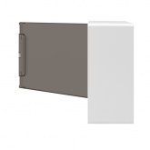 Щит настенный DKC FRAME 12 модулей с тонированной дверцей с шиной IP40 белый