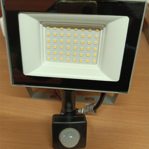 Прожектор светодиодный FL-LED Light-PAD SENSOR серый 50Вт Foton lighting