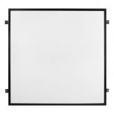 Светильник светодиодный ЭРА SPO-14-38-4K-BL 38W 4000K 3600Lm IP40 матовый черный грильято 588x588x29