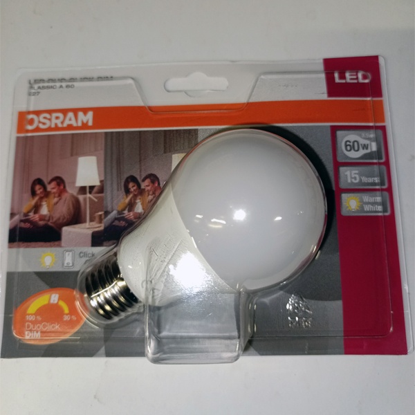 Энергосберегающая диммируемая LED лампочка 