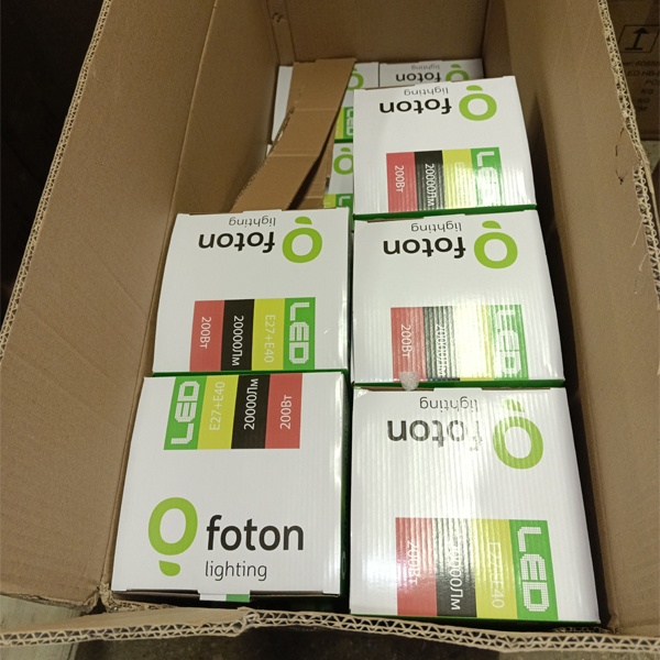 Светодиодная лампа большой мощности FL-LED T170, мощностью 200 Ватт, с цоколем E27/E40, нейтральный белый свет