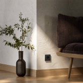 Умная розетка AtlasDesign Sber & Systeme Electric 2P+E 16А шторки Zigbee L+N, карбон