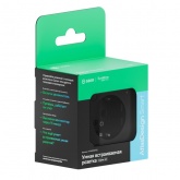 Умная розетка AtlasDesign Sber & Systeme Electric 2P+E 16А шторки Zigbee L+N, карбон