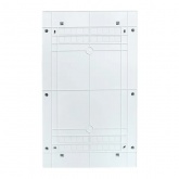 Щит навесной комбинированный EKF Unix (2х18м+1 монтажная плата) 4 габарит прозрачная дверь IP40 (электрический шкаф)