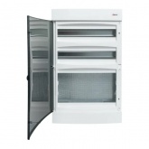 Щит навесной комбинированный EKF Unix (2х18м+1 монтажная плата) 4 габарит прозрачная дверь IP40 (электрический шкаф)