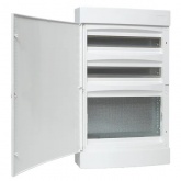 Щит навесной комбинированный EKF Unix (2х18м+1 монтажная плата) 4 габарит белая дверь IP40 (электрический шкаф)