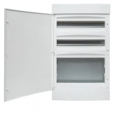 Щит навесной комбинированный EKF Unix (2х18м+1 монтажная плата) 4 габарит белая дверь IP40 (электрический шкаф)