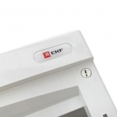 Щит навесной комбинированный EKF Unix (2х18м+1 монтажная плата) 4 габарит белая дверь IP40 (электрический шкаф)