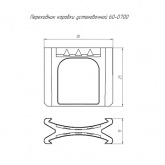 Коробка установочная Промрукав 60-0710-9005СП двухкомпонентная для сплошных стен черная 68х47 мм