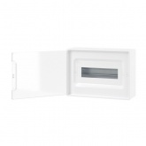 Щит настенный DKC FRAME 12 модулей с прозрачной дверцей с шиной IP40 белый