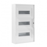 Щит настенный DKC FRAME 36 (3х12) модулей с прозрачной дверцей с шиной IP40 белый