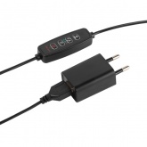 Светильник для растений на прищепке ЭРА FITO-20W-АLED-RB красно-синего спектра 20 Вт чёрный