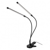 Светильник для растений на прищепке ЭРА FITO-20W-АLED-RB красно-синего спектра 20 Вт чёрный