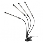 Светильник для растений на прищепке ЭРА FITO-40W-АLED-RaL полного спектра 40 Вт чёрный