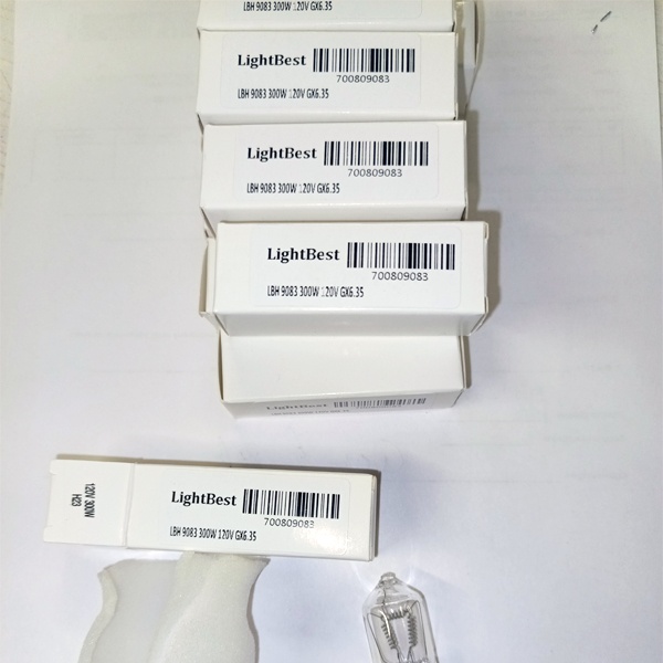 Галогенная лампа одноцокольная, на напряжние 120 В, мощностью 300 Вт