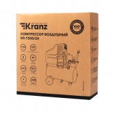 Компрессор воздушный Kranz KR-1500/24, 1500Вт, 230 л/мин, 24л