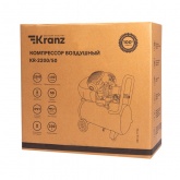 Компрессор воздушный Kranz KR-2200/50, 2200Вт, 400 л/мин, 50л