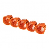 Коробка установочная ЭРА KUU-71-65-unibox оранжевая универсальная 71х65мм UniBox для твердых и полых