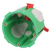 Коробка установочная ЭРА KUU-68-55-unibox двухкомпонентная универсальная зеленая 68х55мм UniBox само