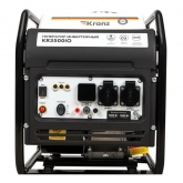 Генератор инверторный Kranz KR3500IO 3,5кВт 230В 7л IP44 открытый корпус, ручной стартер