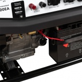 Генератор бензиновый Kranz KR9000EA 9,0кВт 230В 25л IP23 коннектор автоматики, электростартер