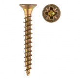 Саморез универсальный Kranz 3х25 желтый цинк, пакет (1000 шт/уп)