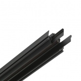 Магнитный трековый шинопровод ЭРА TRM-PC20-200B встраиваемый для натяжных потолков 2м 48V черный