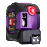 Рулетка с лазерным дальномером Ermenrich Reel SLR540, длина 5м, красный лазер до 40м, фиолетовый