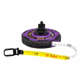 Рулетка Ermenrich Reel SR20, мерная лента, длина полотна 20м, ширина полотна 15мм, фиолетовый