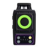 Лазерный уровень Ermenrich PRO LV40, 8 линий, цвет лазера зеленый, диапазон до 30 м, фиолетовый